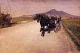 A Road Near Naples by Gustave Caillebotte